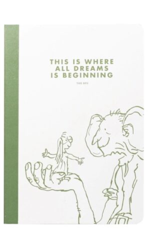 BFG Roald Dahl Notebook - A5 Notebook (Softcover) - Roald Dahl - HALF MOON BAY-  5055453416361