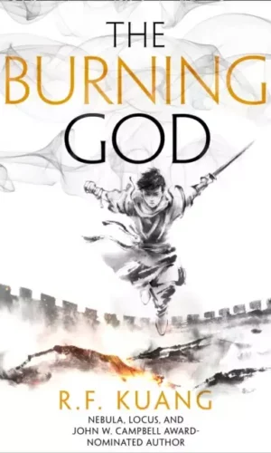 Couverture de 'The Burning God'