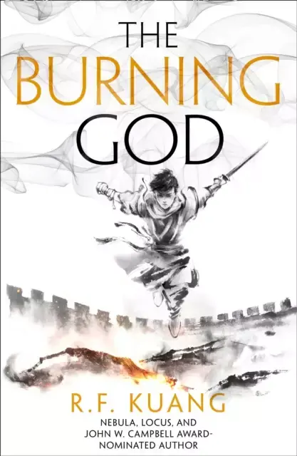 Couverture de 'The Burning God'