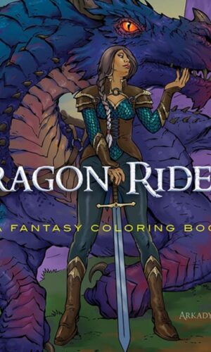 Couverture de Dragon Riders : a Fantasy Coloring Book - Arkady Roytman