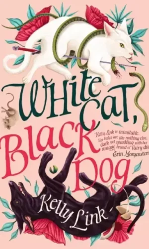 WHITE CAT, BLACK DOG