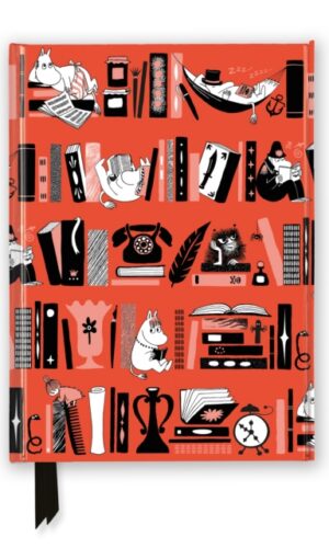 Moomin Bookshelves (Foiled Journal) by Flame Tree Studio - 9781835625248