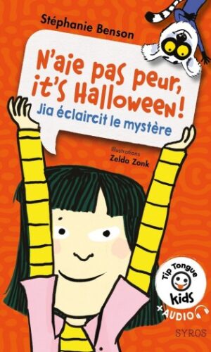 Couverture du Tip Tongue 'N'aie pas peur, it's halloween' - roman bilingue pour enfant