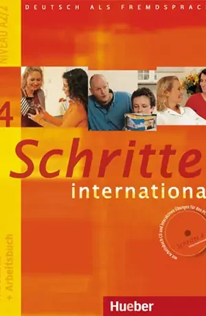 SCHRITTE INTERNATIONAL 4 - Kursbuch + Arbeitsbuch - ed. Hueber - 9783190018543